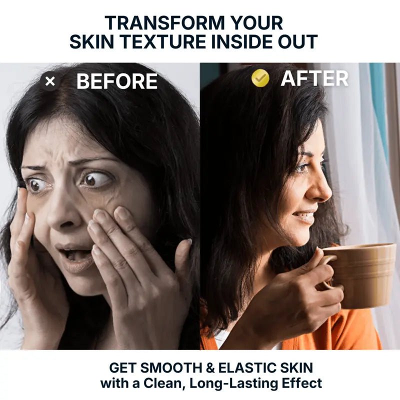 6000mg Marine Hydrolized Collagen, Vitamin C, Hyaluronic Acid, Glutathione For Radiant Skin - AquaGlow